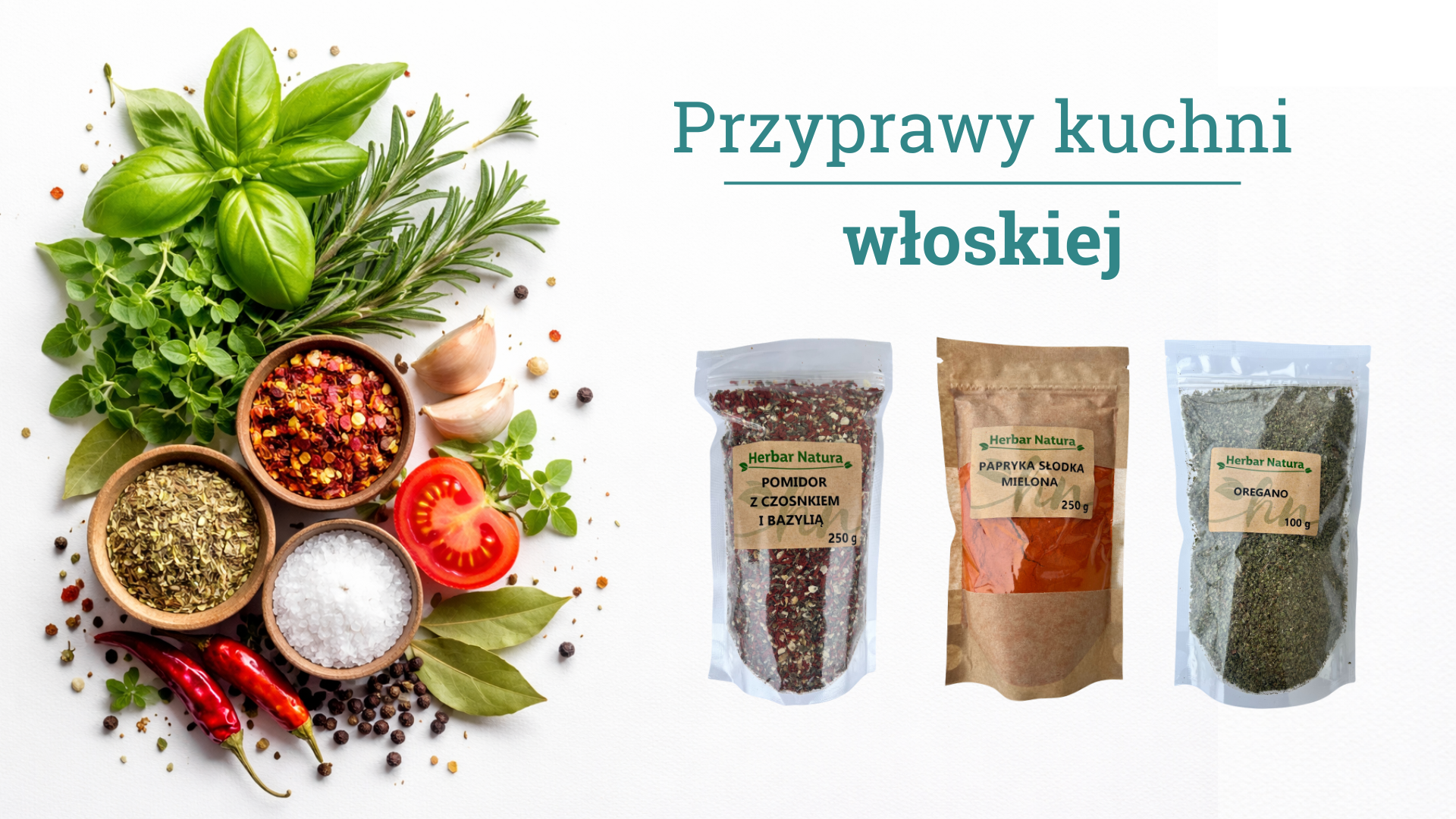 Przyprawy do kuchni włoskiej